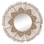 Wall Mirror Macrame Natural