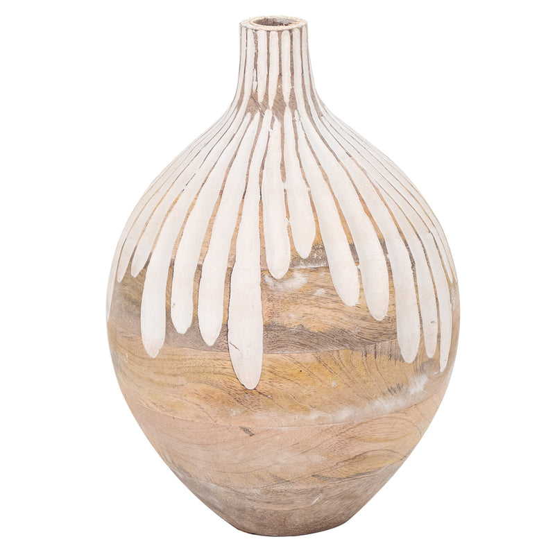 Handmade Wooden Vase Large