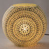 Round Mosaic Table Lamp