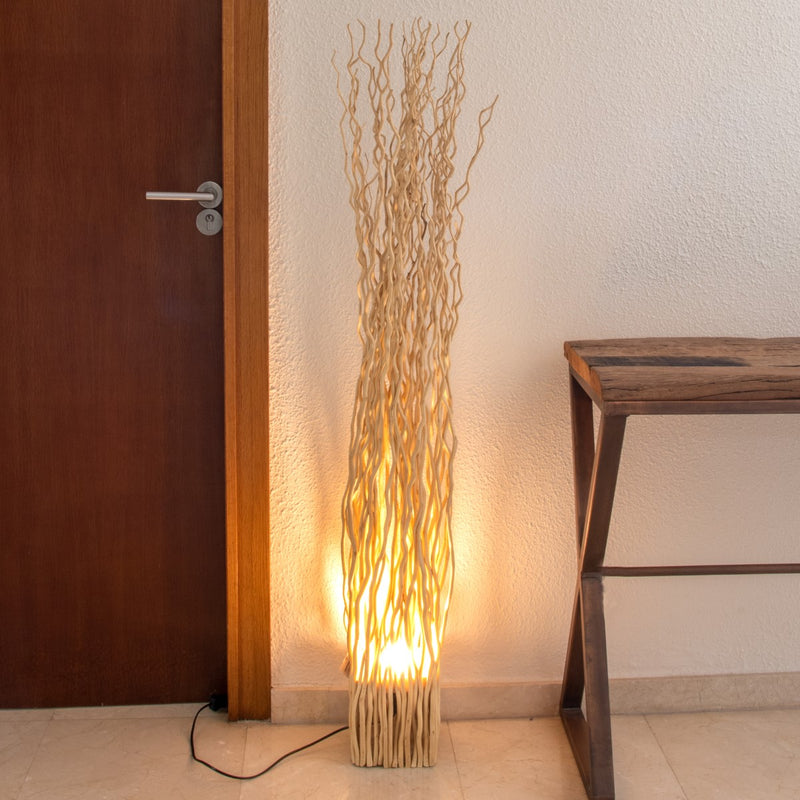 Medium Wooden Lamp