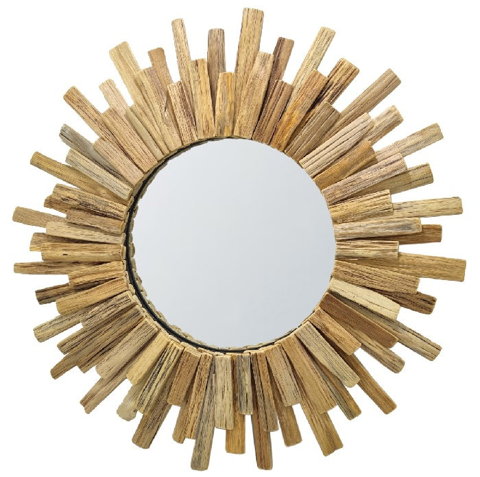 Round Wooden Mirror Jakarta