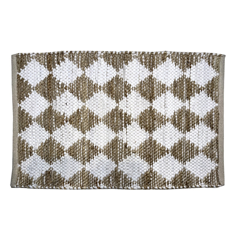 Yute Check Rug 50 x 85CM