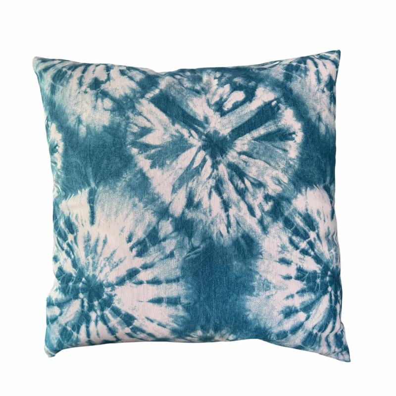 Tie Dye Cushion - Aqua 45 CM