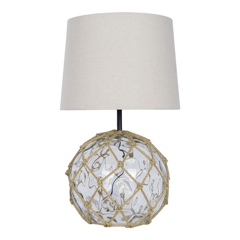 Glass Bouy Table Lamp