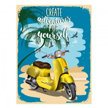 Metal Sign - Create Adventures