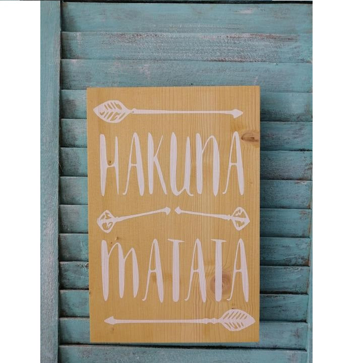 Hakuna Matata Wooden Plaque
